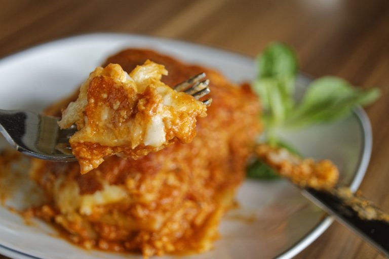 Lasagne with bolognese sauce