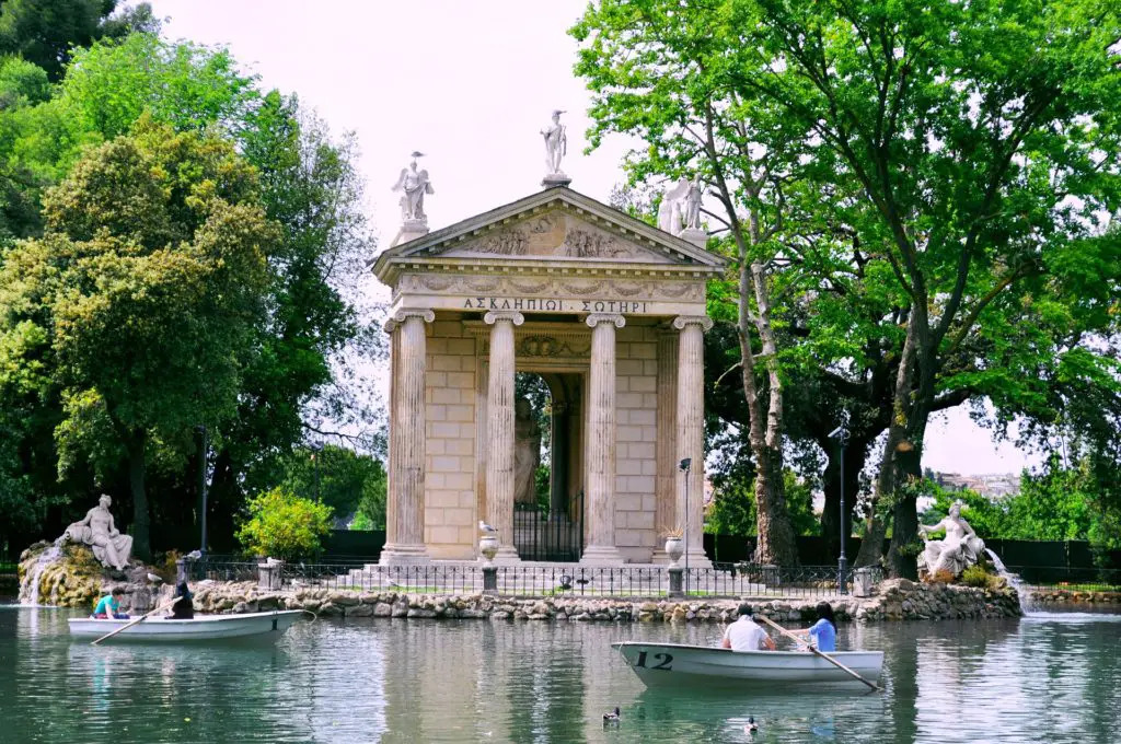 Villa Borghese in Testaccio district Rome