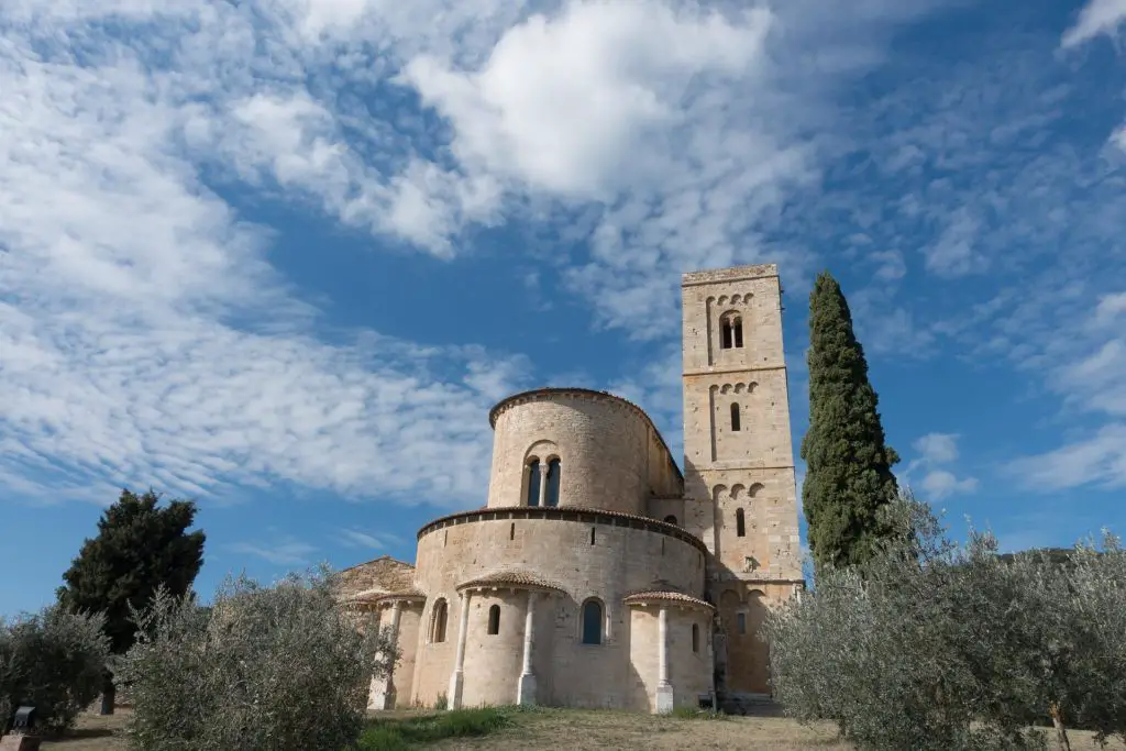 Sant'Antimo, Montalcino, Val d'Orcia