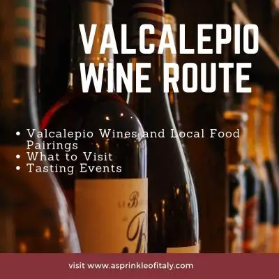 Valcalepio wine route